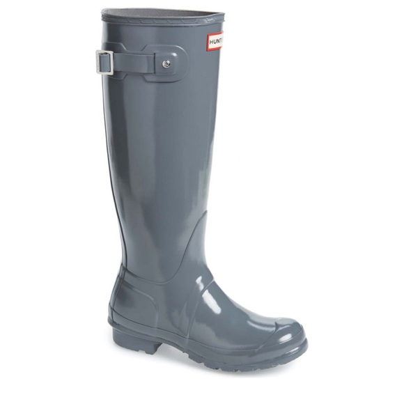 Hunter Rain boot Original High Gloss in “feather” - Picture 1 of 5